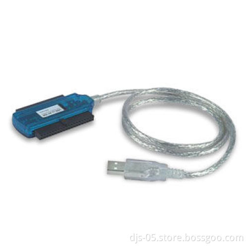 USB IDE Cable with 2 Interfeface, One Side for 2.5" HDD, The Other Side for 3.5" HDD